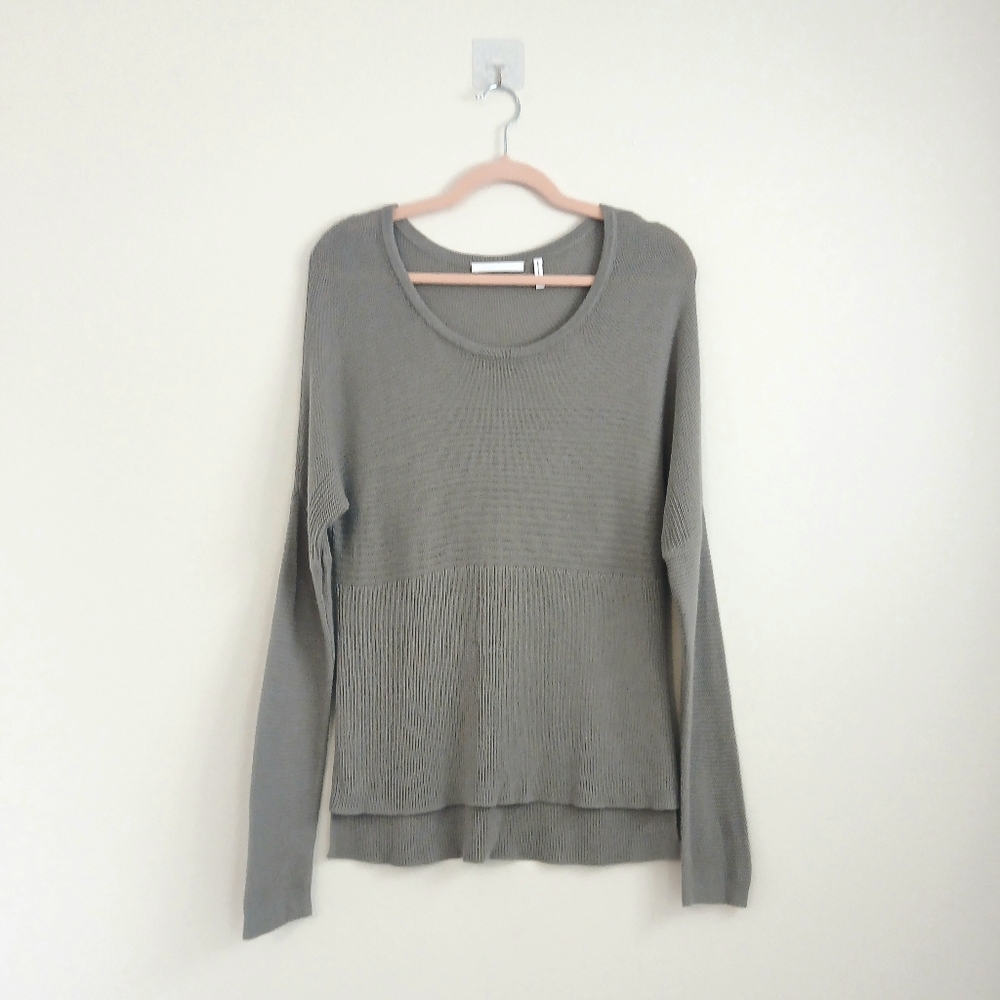 Helmut Lang Gray Knit Top